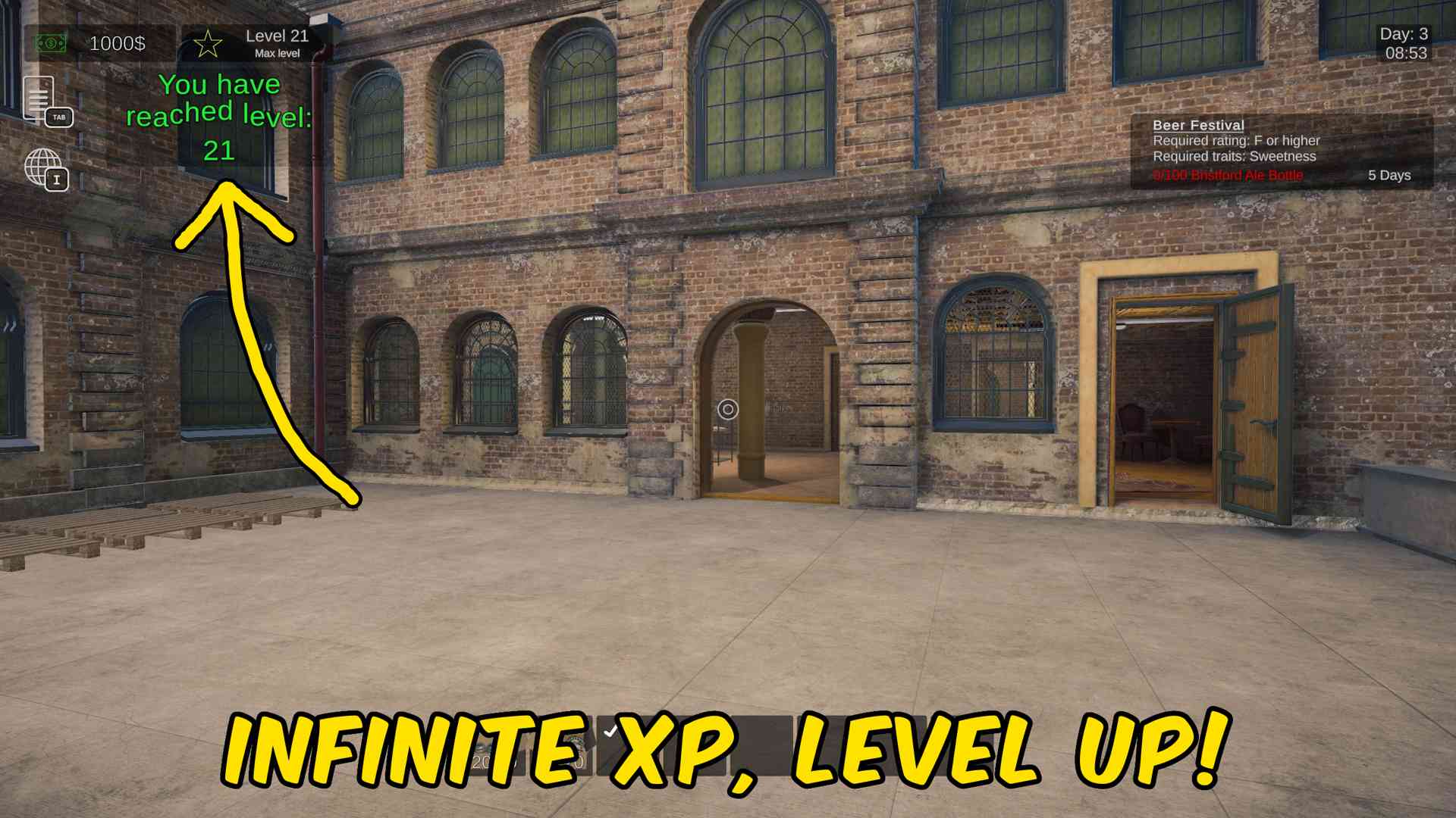 Beer Manufacture Simulator — Give XP (screenshot 2)